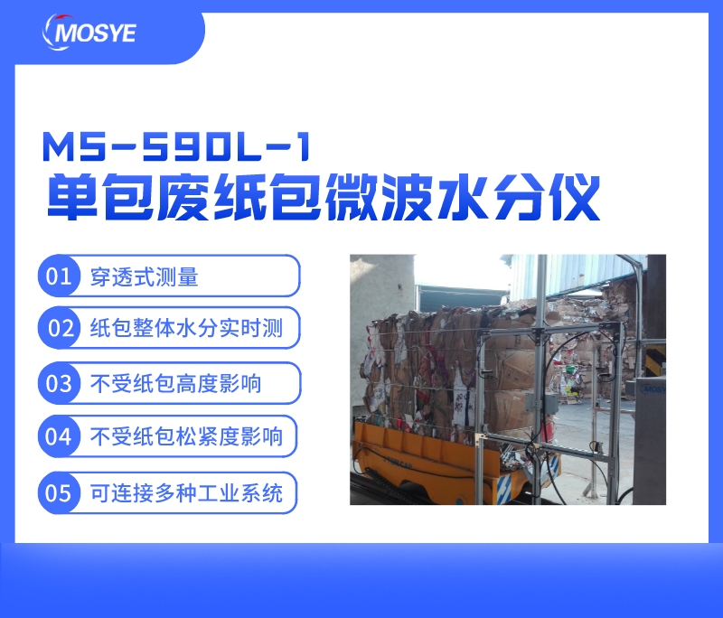 單包廢紙包在線水分測(cè)量